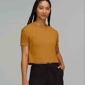 lululemon ribbed modal cotton t-shirt